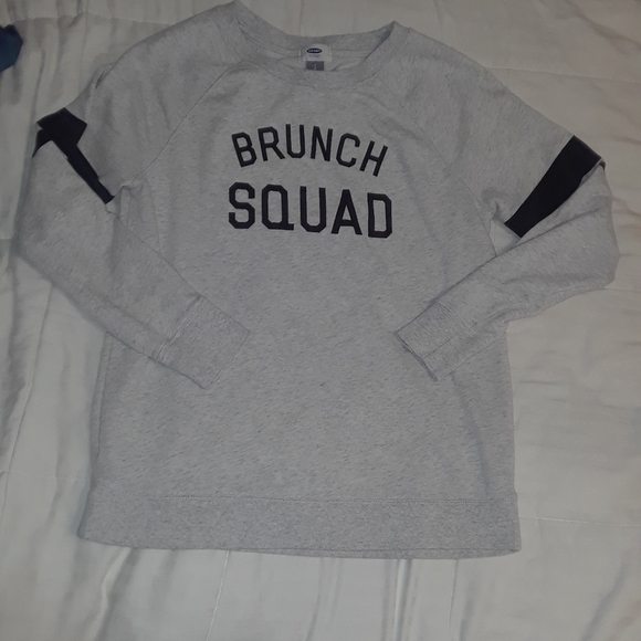 𝅺old Navy Cozy brunch squad sweatshirt small - Picture 1 of 6